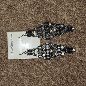 BCBG chandelier earrings